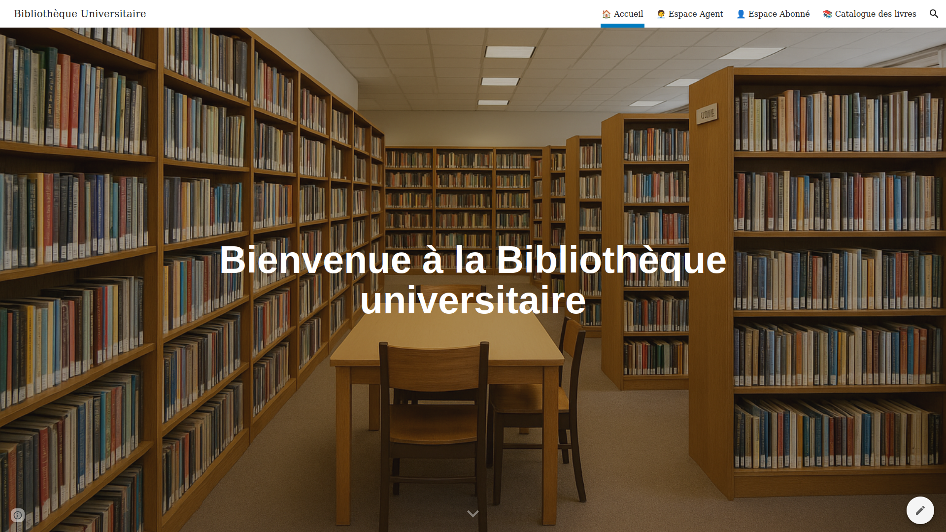 Projet Bibliothèque